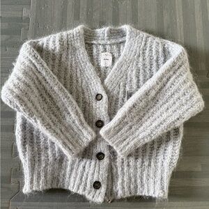 Wynken kids grey long sleeve Cardigan